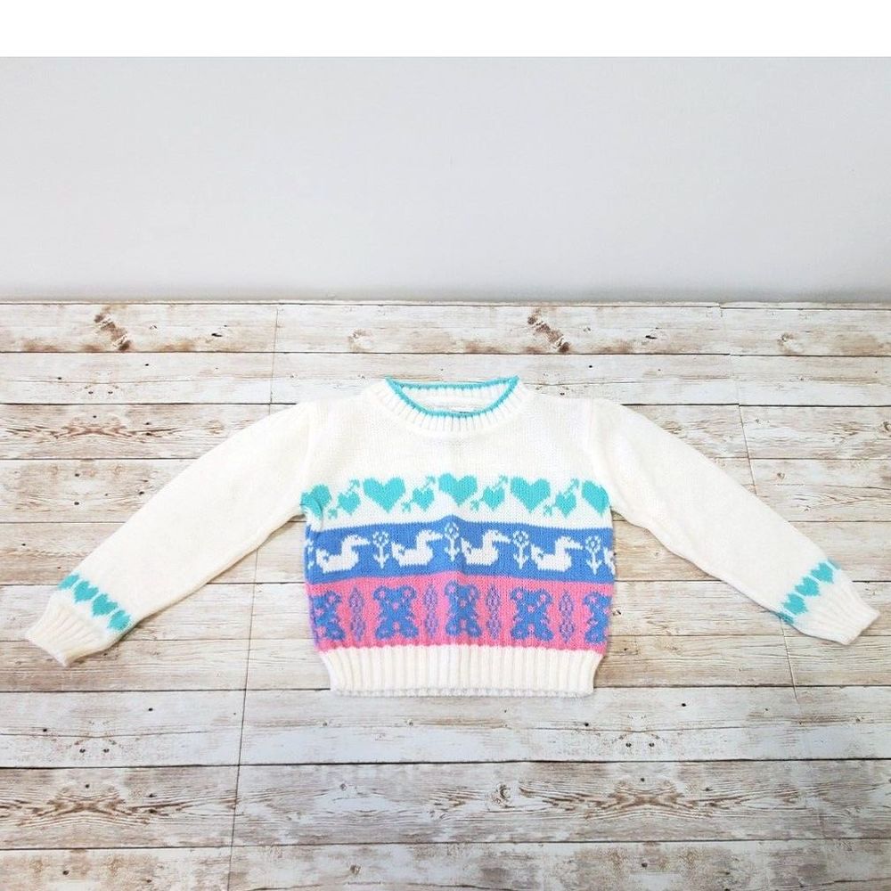Cute Vintage Girls‎ Sweater